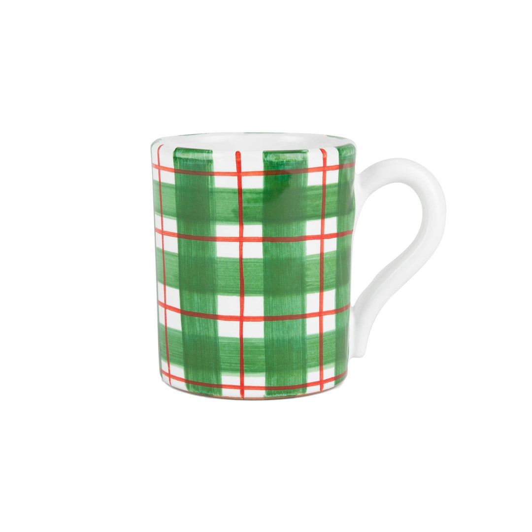 Deruta Natale Plaid Mug