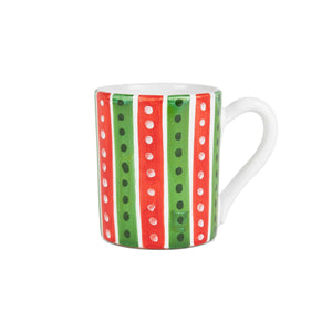 Deruta Natale Stripe Mug