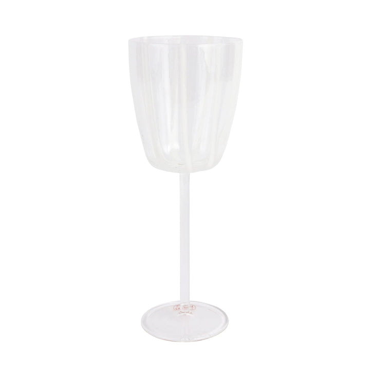 Nuovo Stripe White Wine Glass