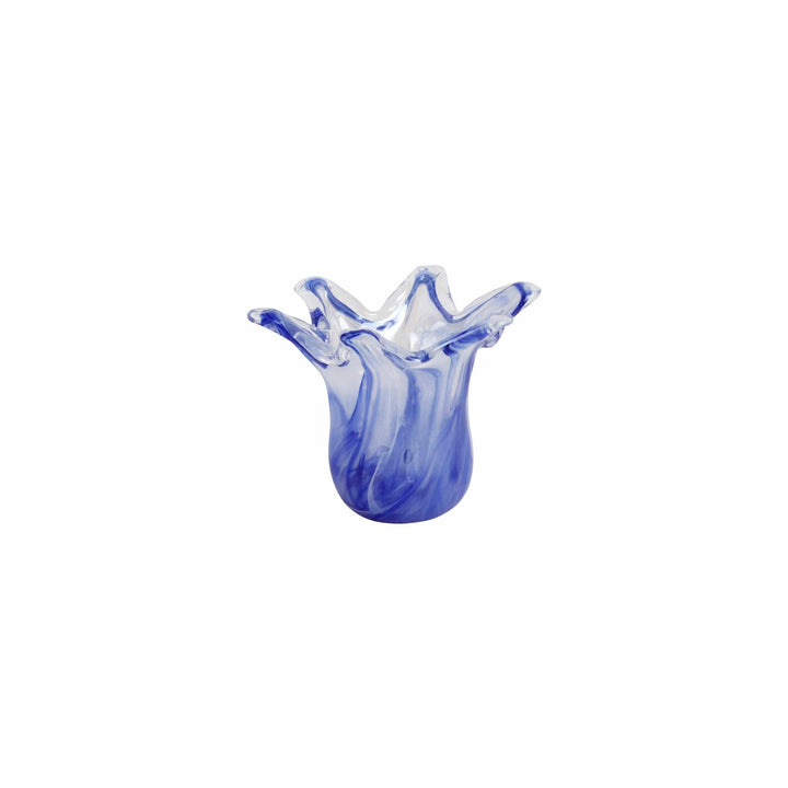 Onda Glass Cobalt Petite Vase