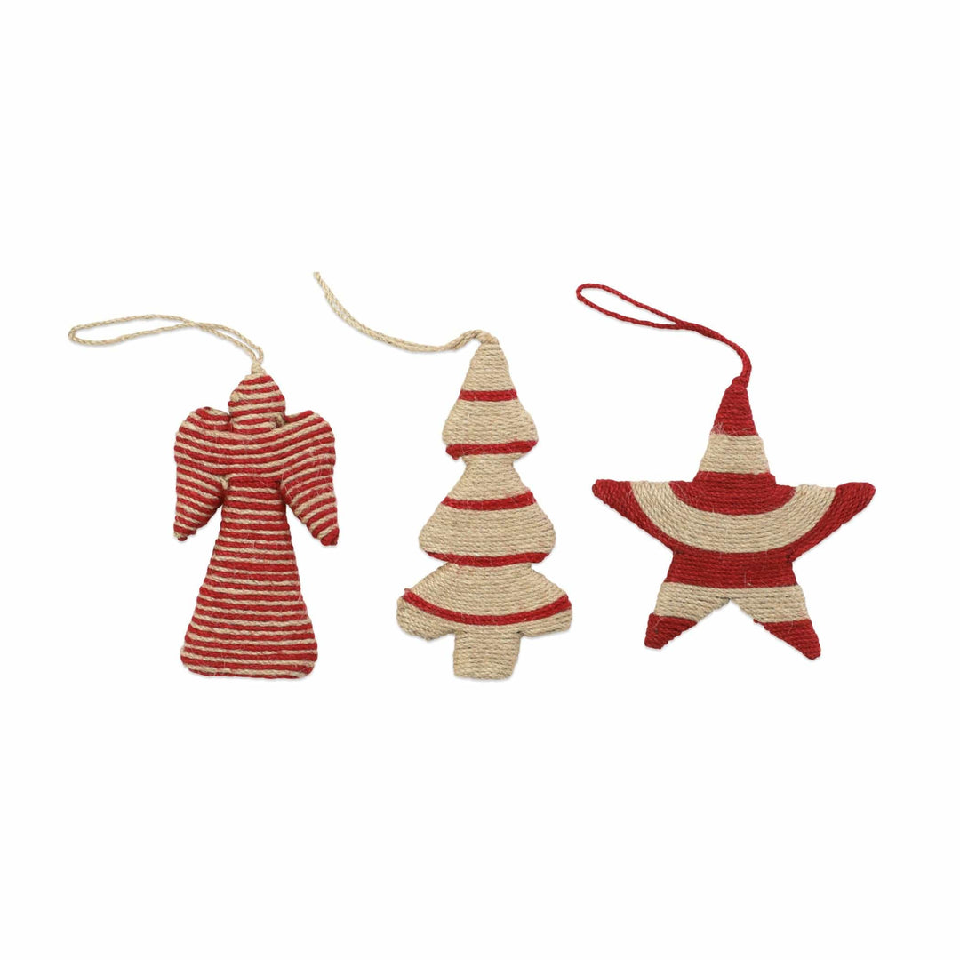 Ornaments Angel, Star, and Tree Ornaments - Set of 3