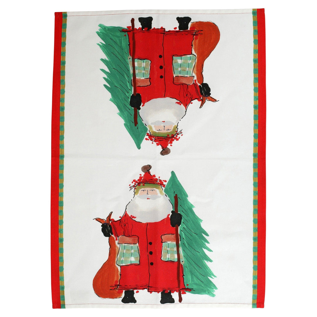 Old St. Nick Dish Towel