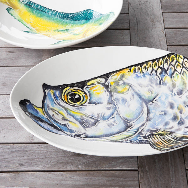 Pesca Tarpoon Shallow Oval Bowl