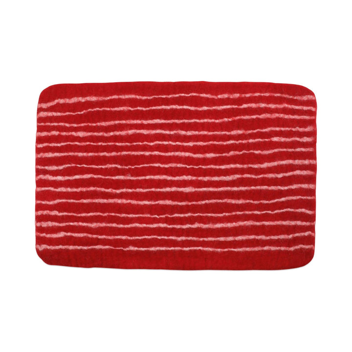 Pecora Red Rectangular Placemat - Set of 4