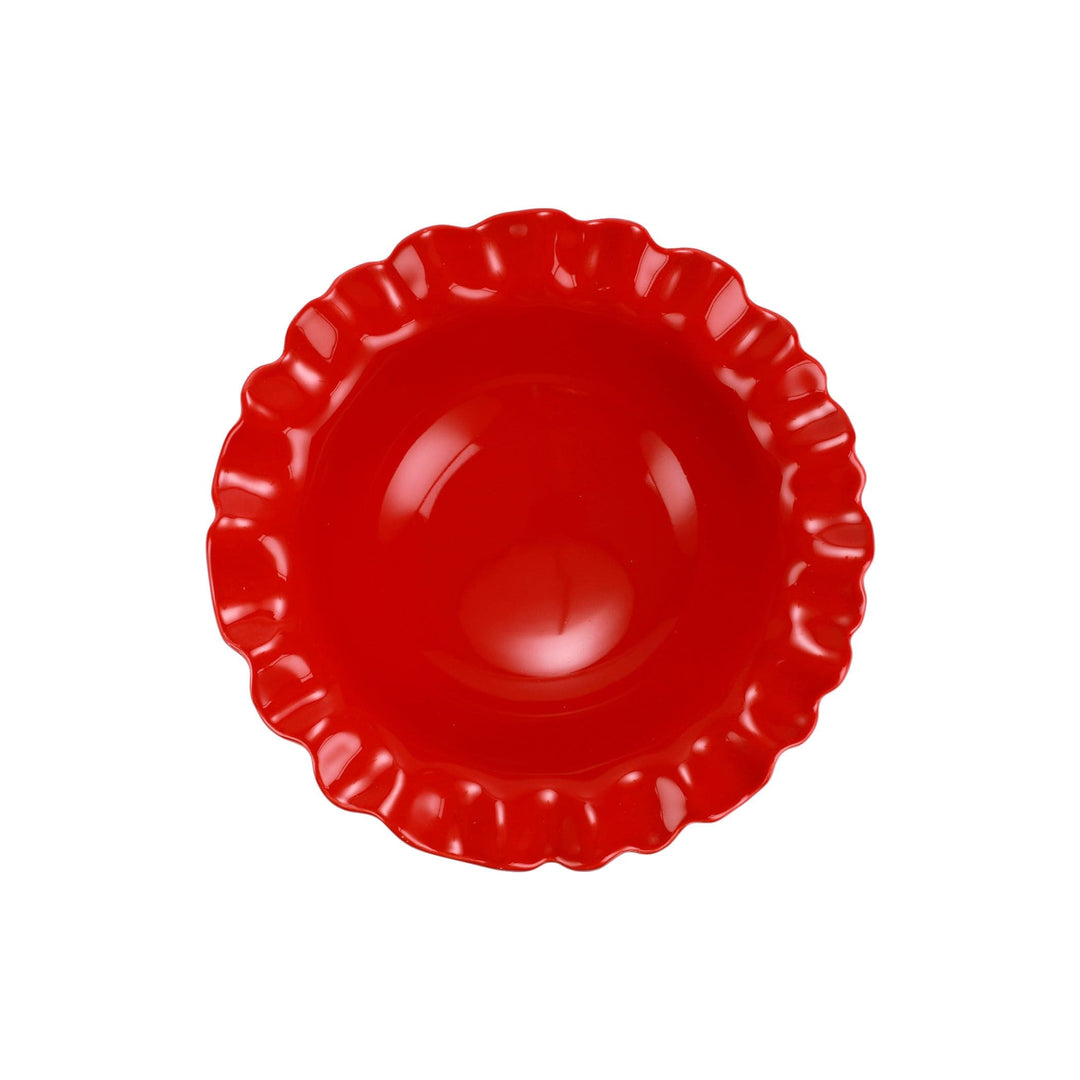 Primrose Red Serving Bowl