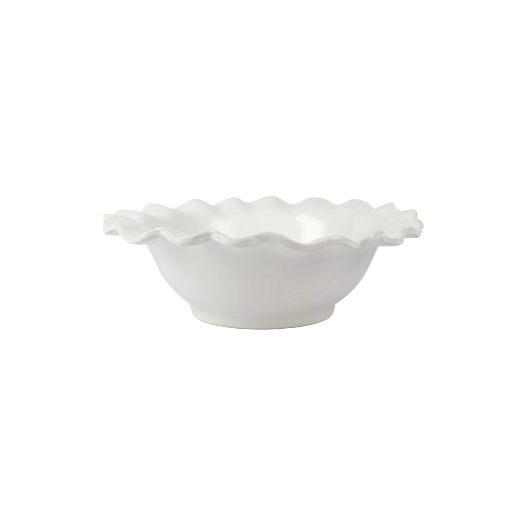 Primrose White Serving Bowl