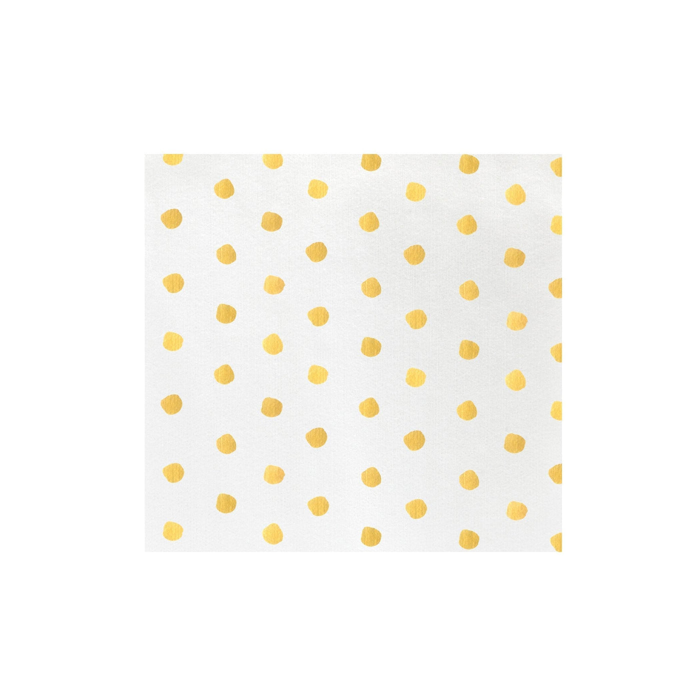 Papersoft Napkins Yellow Dot Dinner Napkins (Pack of 50)