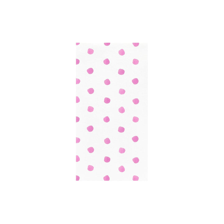 Papersoft Napkins Dot Pink Guest Towels (Pack of 20)