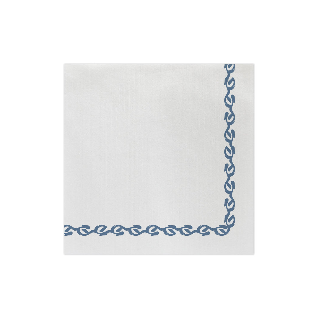 Papersoft Napkins Florentine Blue Dinner Napkins (Pack of 50)