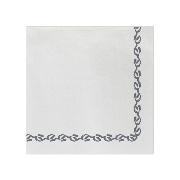 Papersoft Napkins Florentine Gray Dinner Napkins (Pack of 50)