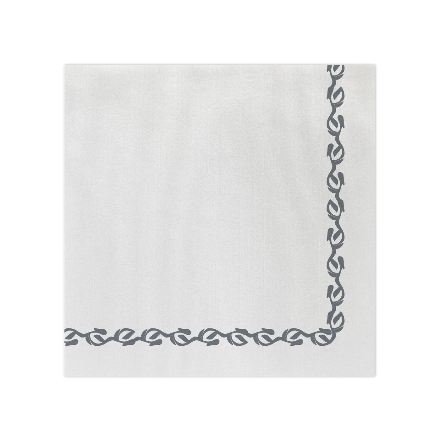 Papersoft Napkins Florentine Gray Dinner Napkins (Pack of 50)