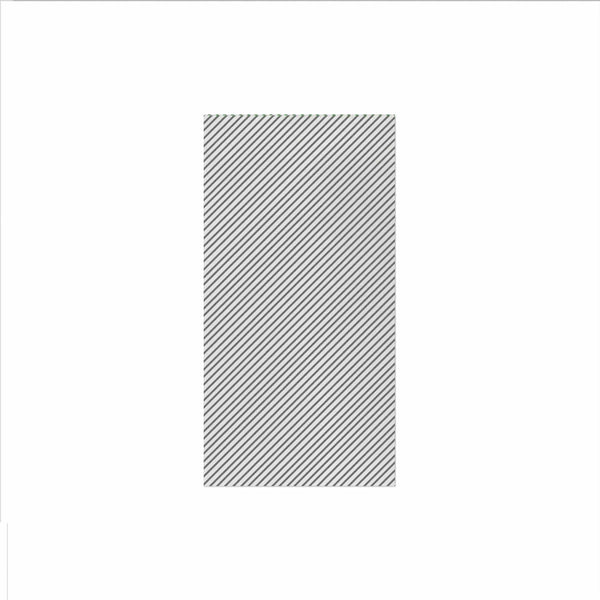 Papersoft Napkins Seersucker Stripe Gray Guest Towels (Pack of 20)