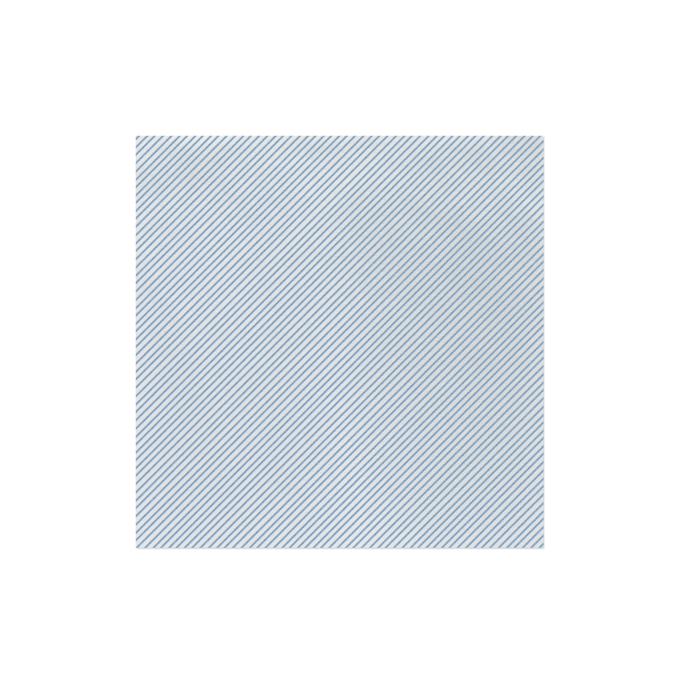 Papersoft Napkins Light Blue Seersucker Stripe Dinner Napkins (Pack of 20)