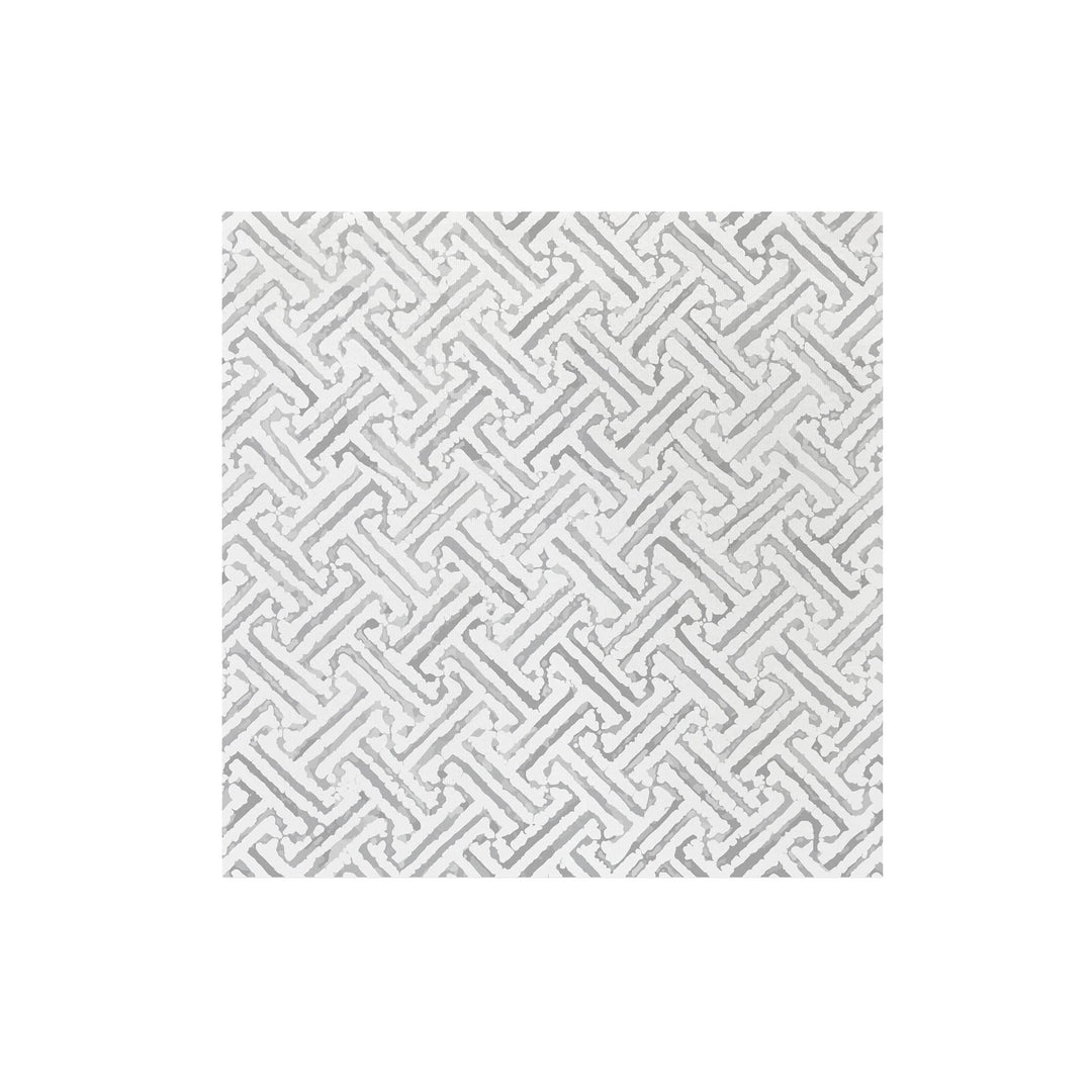 Papersoft Napkins Greek Key Light Gray Dinner Napkins (Pack of 20)