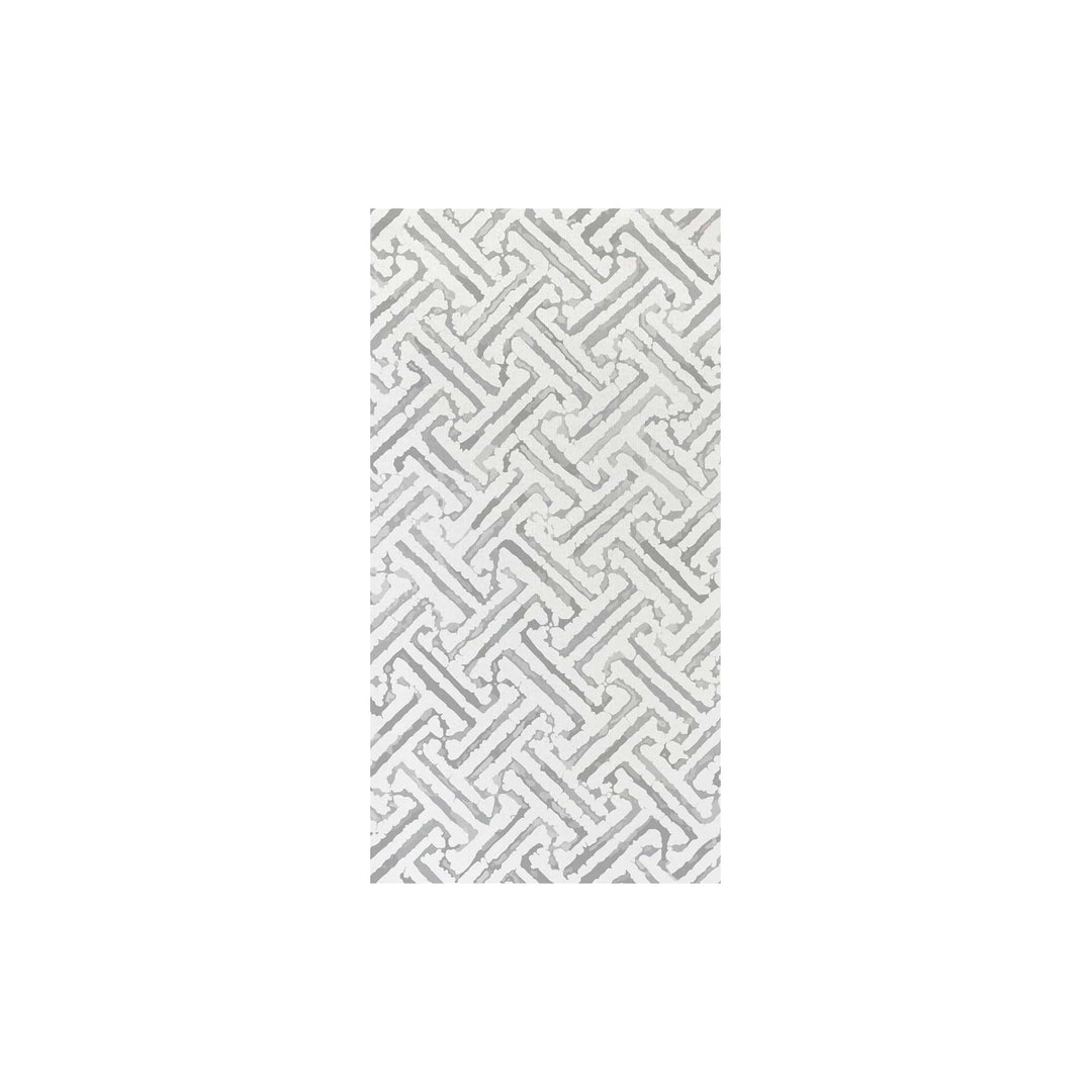 Papersoft Napkins Greek Key Light Gray Guest Towels (Pack of 20)