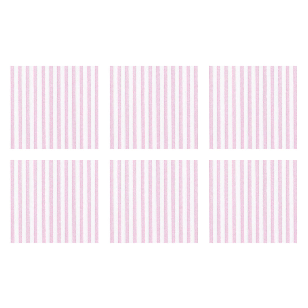 Papersoft Napkins Capri Pink Cocktail Napkins (Pack of 20) - Set of 6