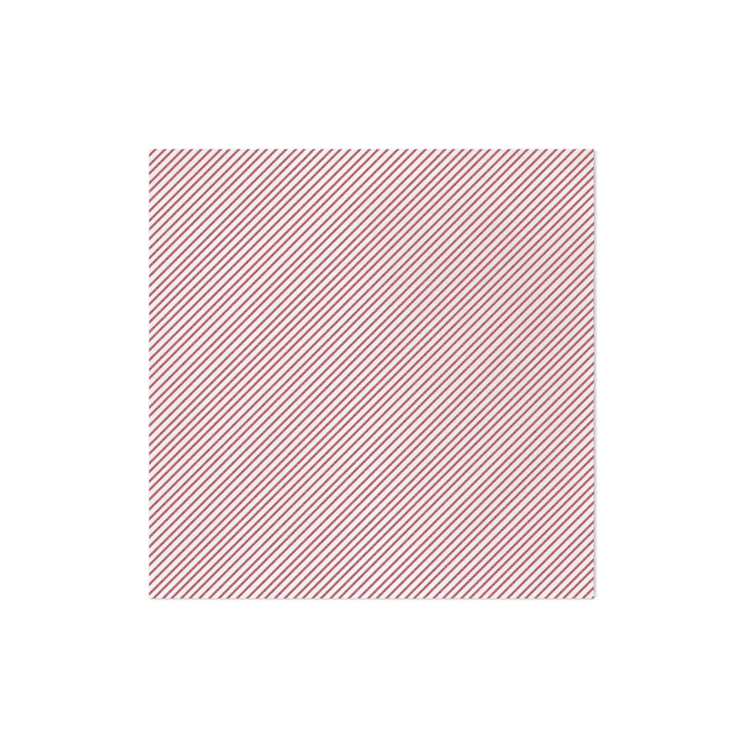 Papersoft Napkins Red Seersucker Stripe Dinner Napkins (Pack of 20)