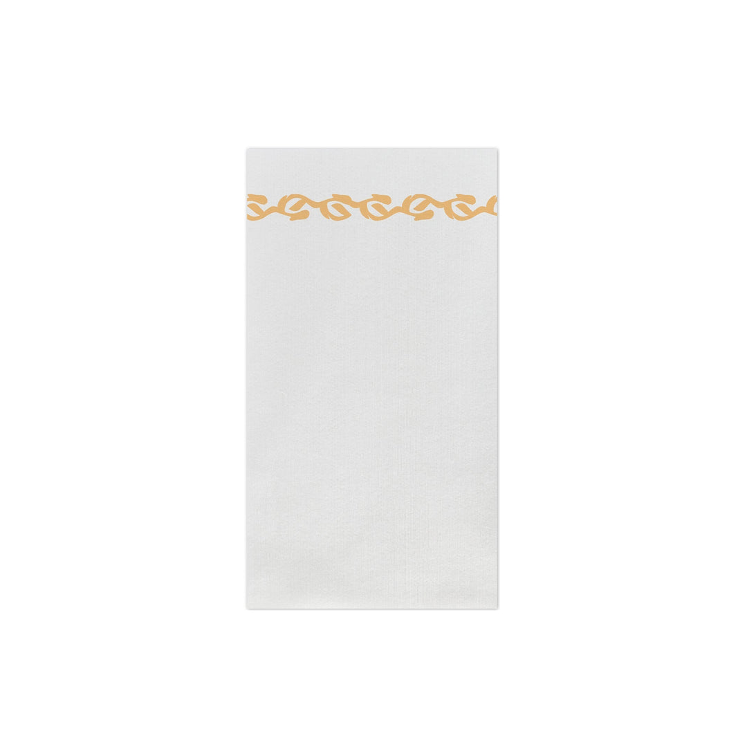 Papersoft Napkins Florentine Yellow Guest Towels (Pack of 50)