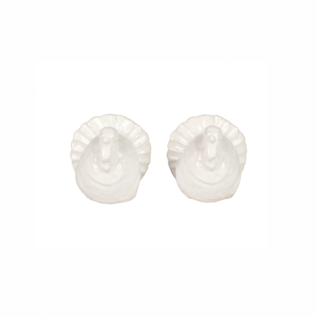 Pietra Tacchino Figural Salt and Pepper