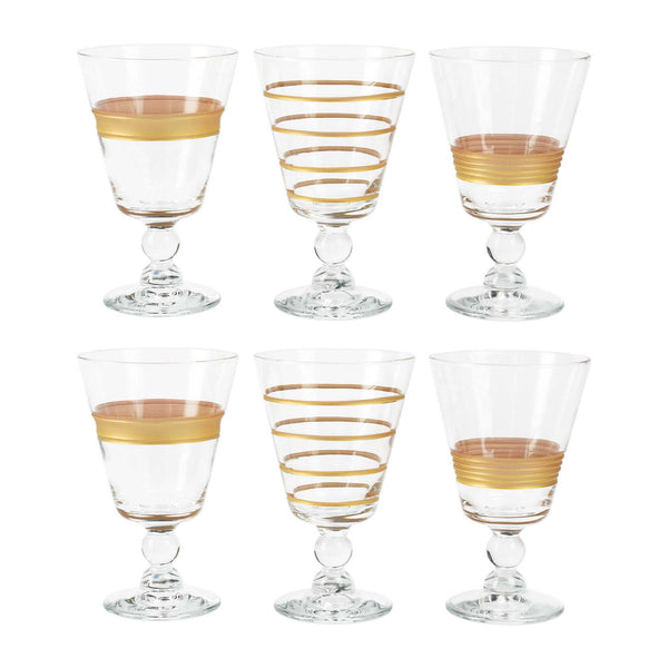 Raffaello Assorted Aperitivo Glasses - Set of 6