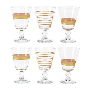 Raffaello Assorted Aperitivo Glasses - Set of 6