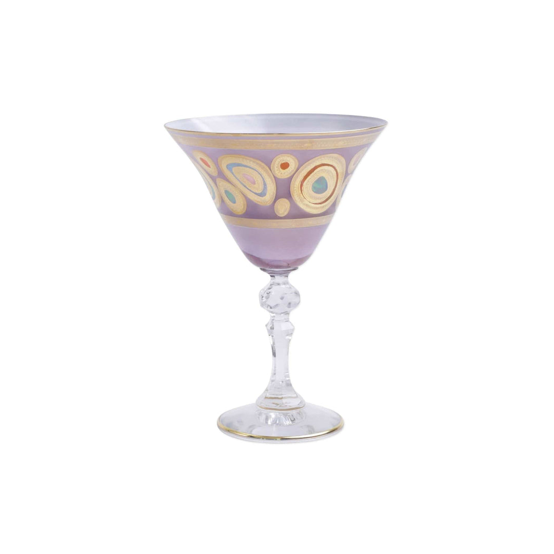 Regalia Purple Martini Glass