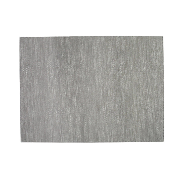 Reversible Placemats Gray/White Striped Rectangular Placemat