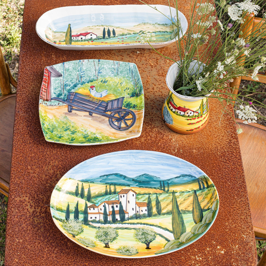 Terra Toscana Square Platter Alternate View1