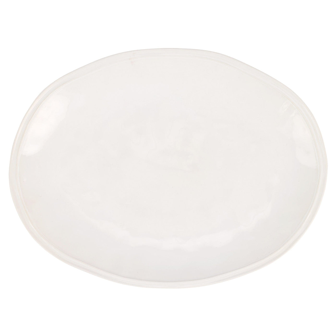 Aria White Oval Platter