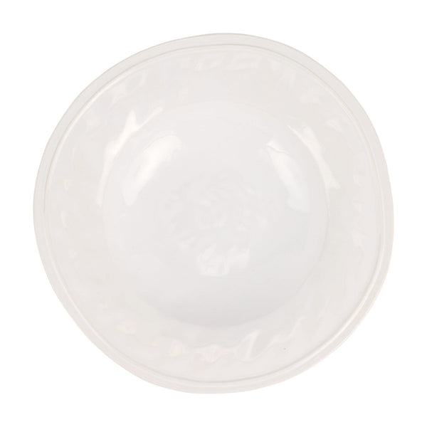 Aria White Shallow Serving Bowl