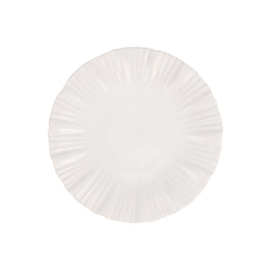 Bari White Salad Plate