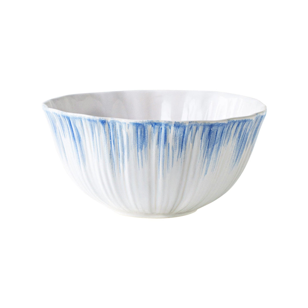 Bari Blue and White Serving Bowl