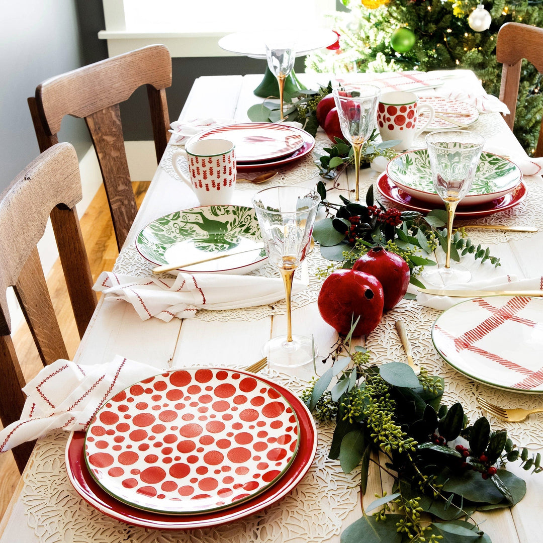 Mistletoe Arrow Salad Plate