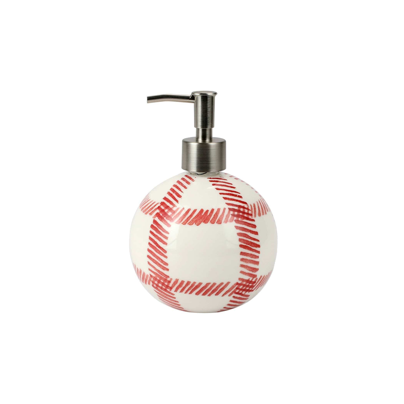 Mistletoe Plaid Soap Dispenser