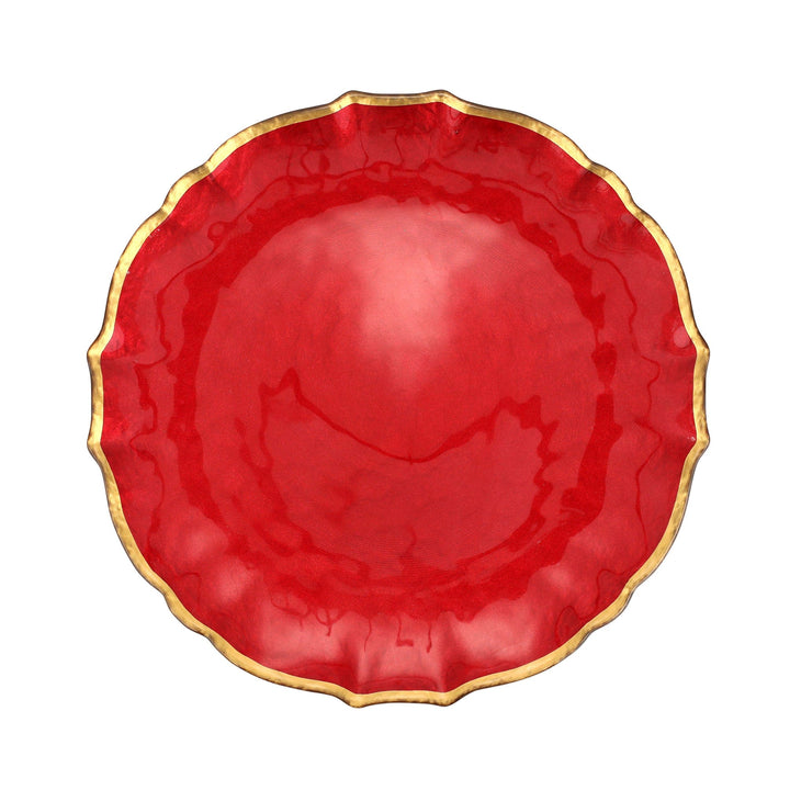 Baroque Glass Dinner Plate