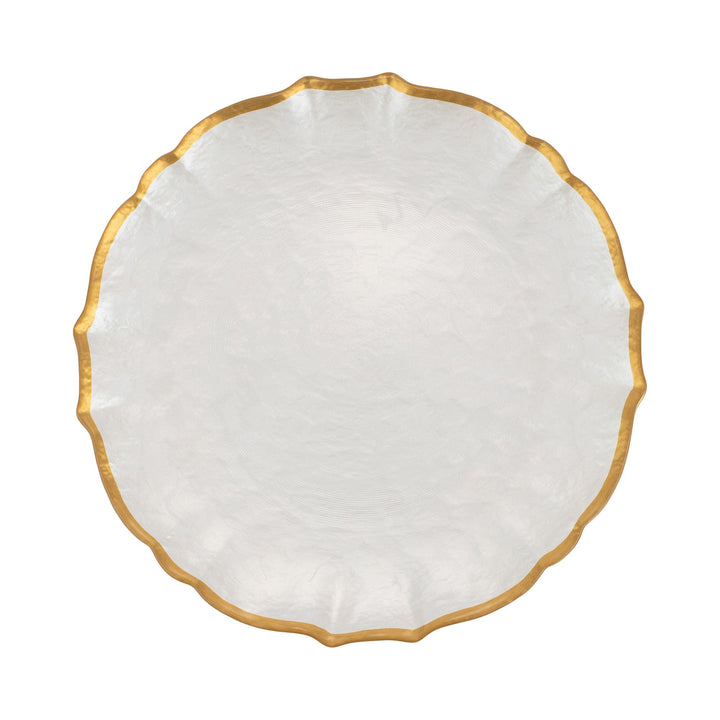 Baroque Glass Dinner Plate