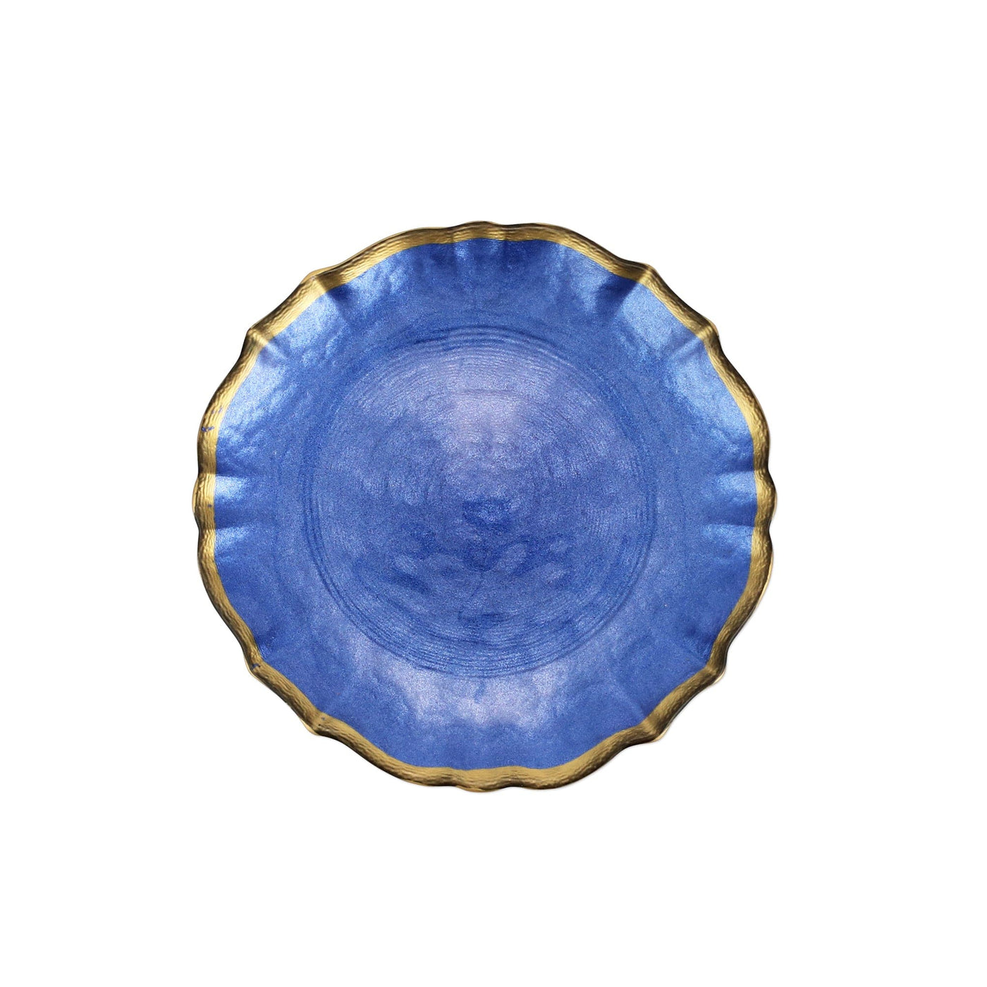 Baroque Glass Cocktail Plate