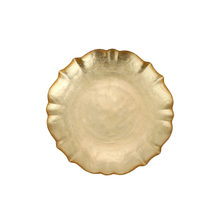 Baroque Glass Cocktail Plate