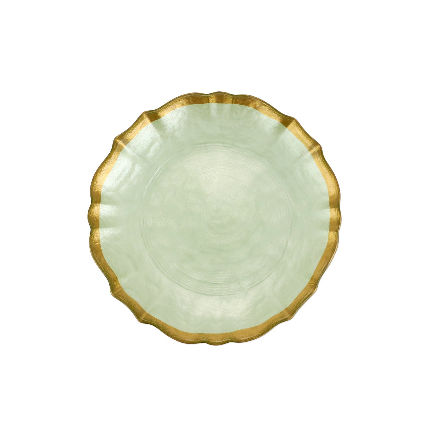 Baroque Glass Cocktail Plate