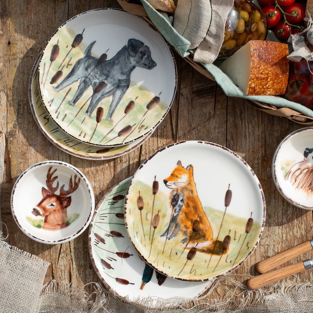 Wildlife Assorted Canape Plates - Set of 8