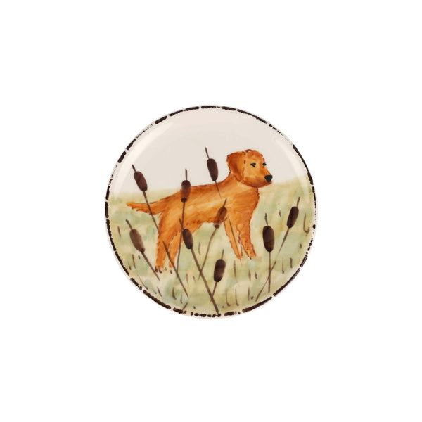 Wildlife Hunting Dog Canape Plate