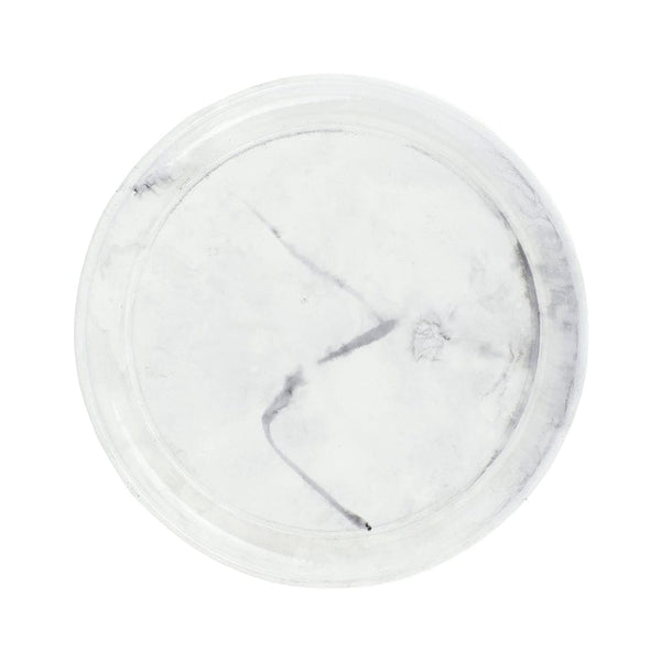 Florentine Wooden Accessories Marble Small Round Tray