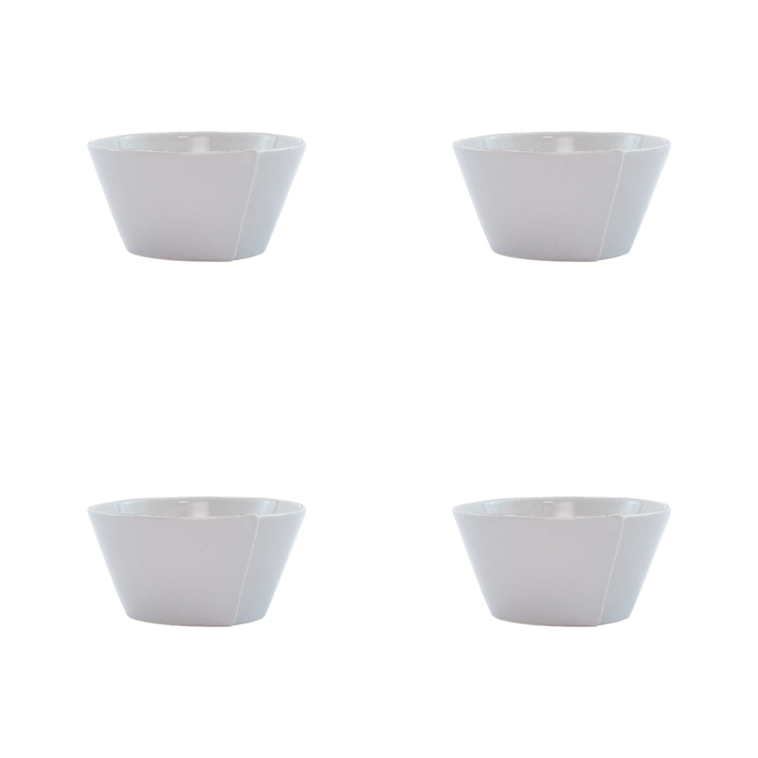 Lastra Light Gray Stacking Cereal Bowl - Set of 4