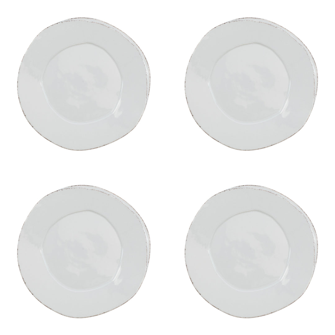 Lastra Light Gray European Dinner Plate - Set of 4