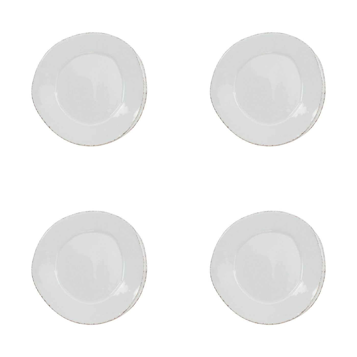 Lastra Light Gray Salad Plate - Set of 4