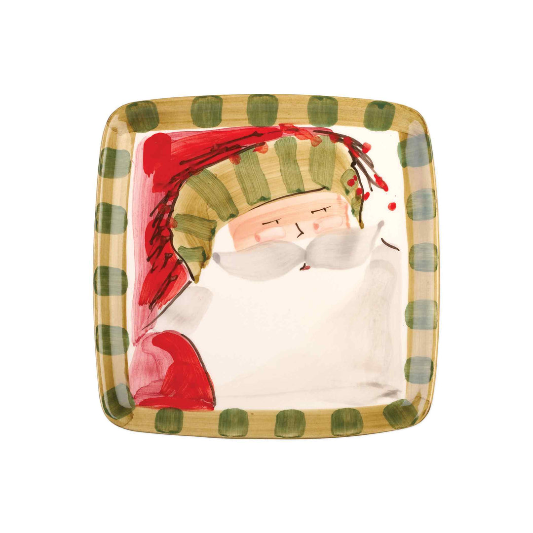 Old St. Nick Assorted Square Salad Plates - Set of 4 Alternate View7