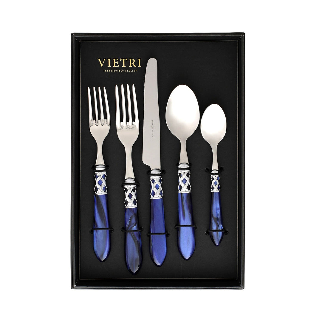 Aladdin Antique Blue Five-Piece Place Setting – Set of 4