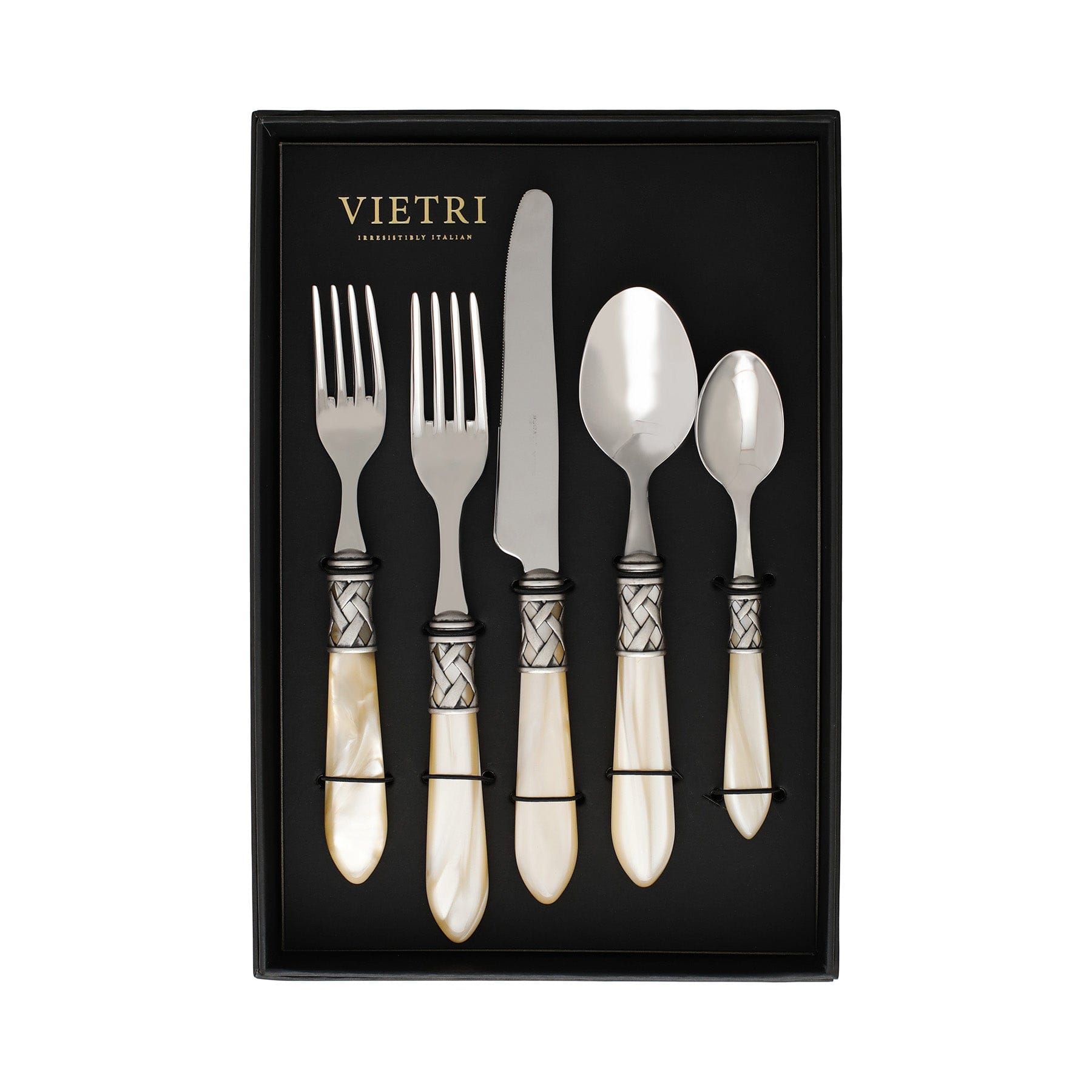 Vietri Aladdin outlets Antique Blue Flatware 3 Place Settings by Bugatti