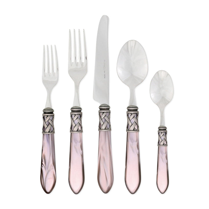 Aladdin Lilac Antique Five-piece Place Setting by VIETRI