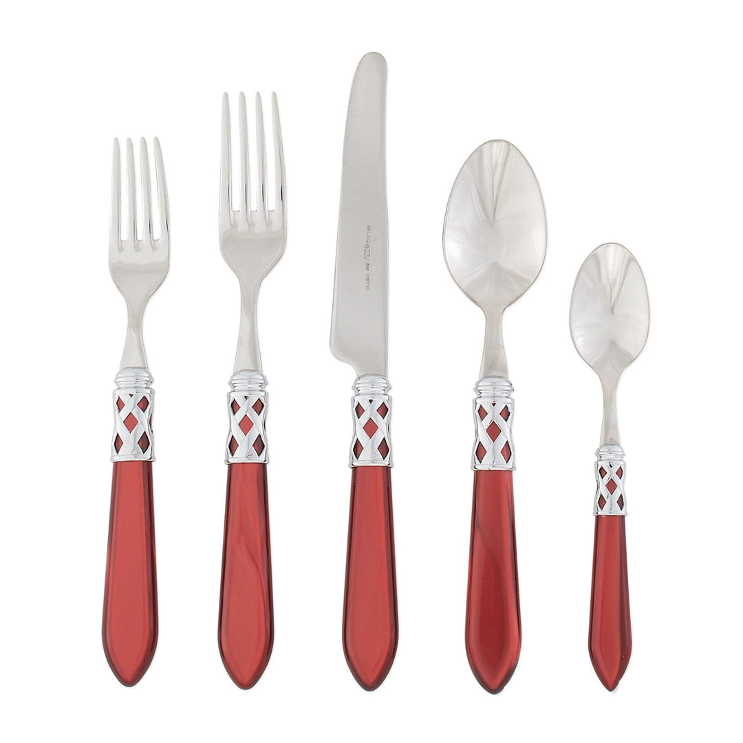 Aladdin Red Brilliant Five-piece Place Setting by VIETRI